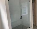 Modern custom glass shower