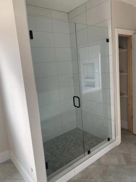 Modern custom glass shower