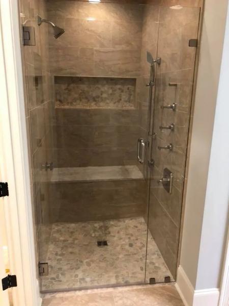 Glass shower door